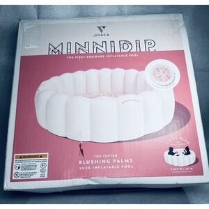 Minidip Tufted Blush Inflatable Pool (pink) 5.5' W X 21" H NEW IN BOX